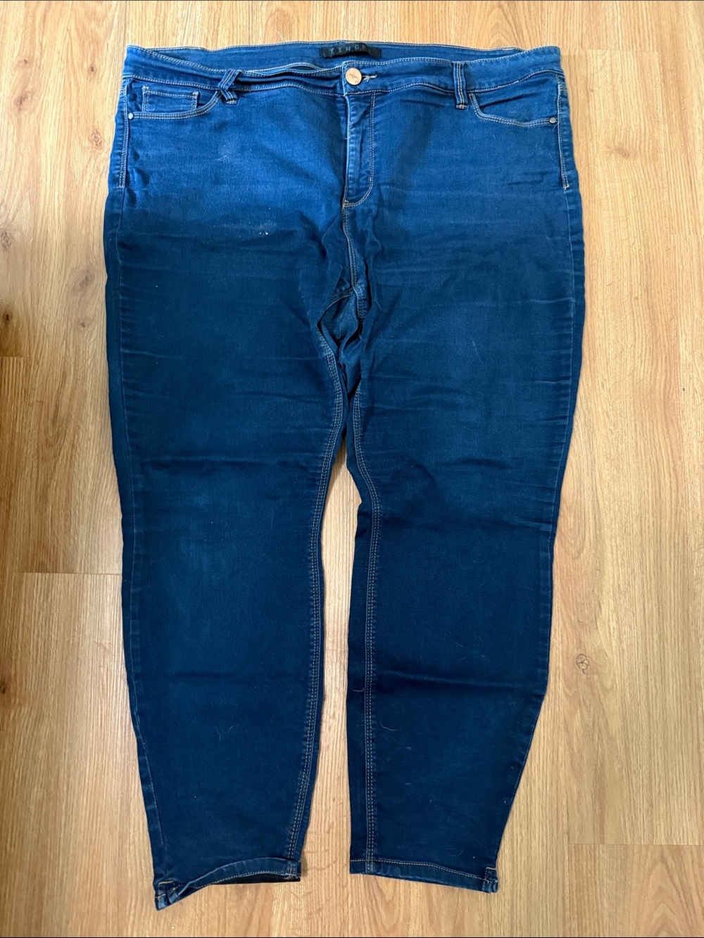 Tinsel Skinny Jeans in Deep Indigo Blue